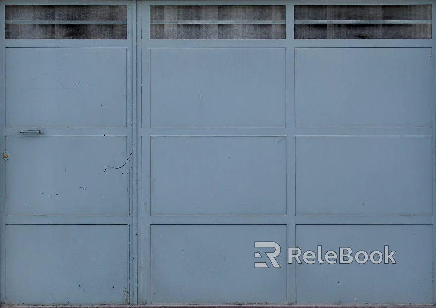 Metal door texture