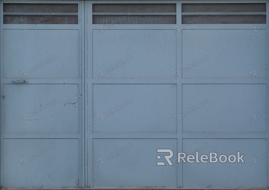 Metal door texture