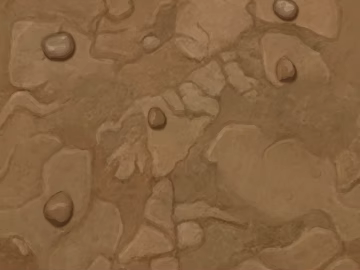 Light brown stone embedded cobblestone ground texture (ID:ffaeh034496)