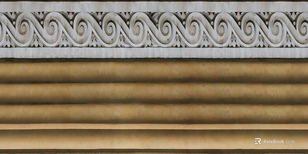 White stone wall line architectural decoration texture