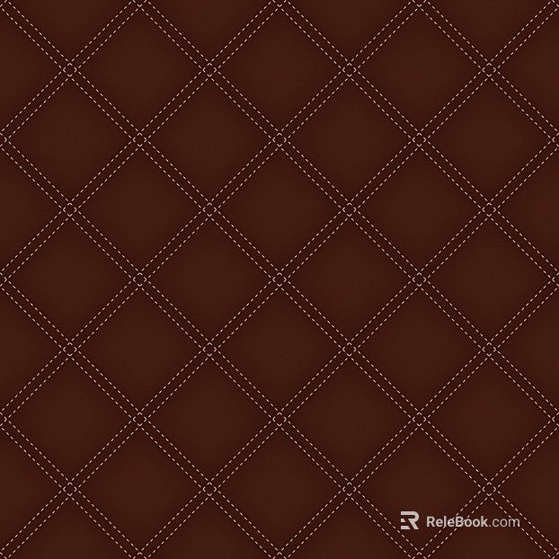 Dark brown upholstered leather background wall texture