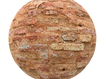 Brick wall PBR texture (ID:ffach341964)