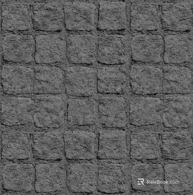 Stone-paved pavement texture