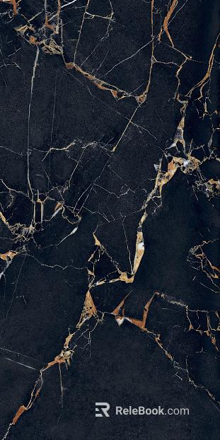 Black Golden Flower Marble texture