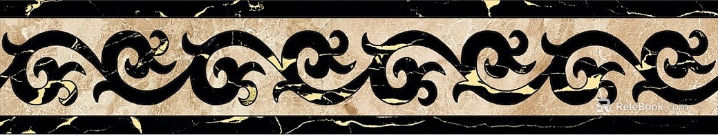 Wall Line Waist Line Country Garden Waveguide Line texture