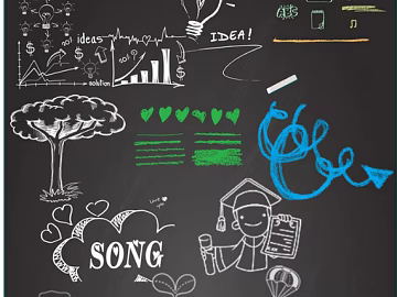 blackboard painting texture (ID:ffacg08869)