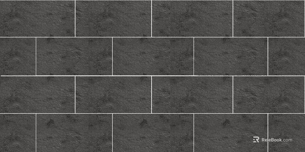 Brick wall black and white tile texture