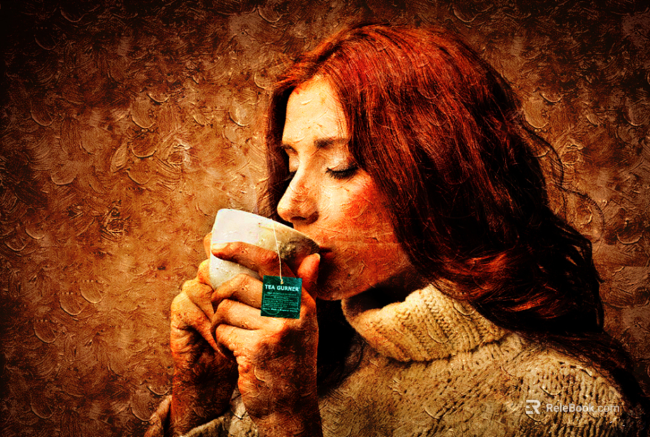 figure painting texture