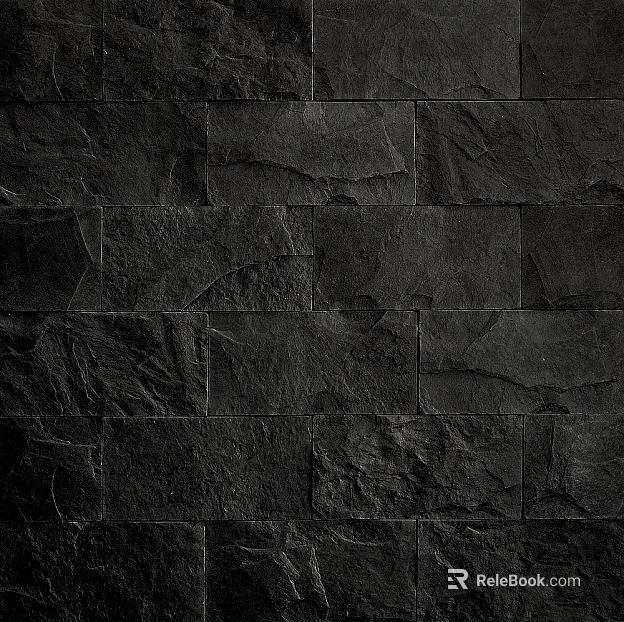 Culture Stone Black Culture Stone texture