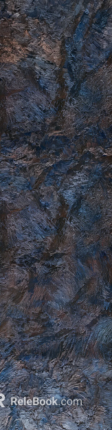 Modern Light Luxury Dark Blue Velvet Texture Art Paint Blue Art Paint Paint texture