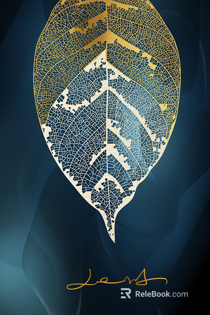 Plant painting texture