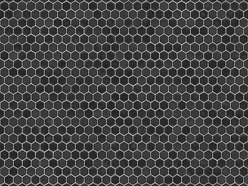 Black Hexagon Ceramic Mosaic texture (ID:ffaeh721879)