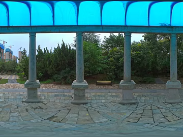 Outdoor pergola HDR texture (ID:ffaeh061801)
