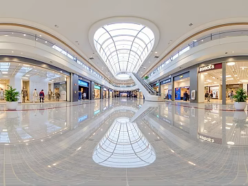 Modern Indoor Mall HDR 3d model