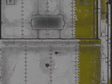 Gray green old metal plate industrial components texture (ID:ffaeh419346)