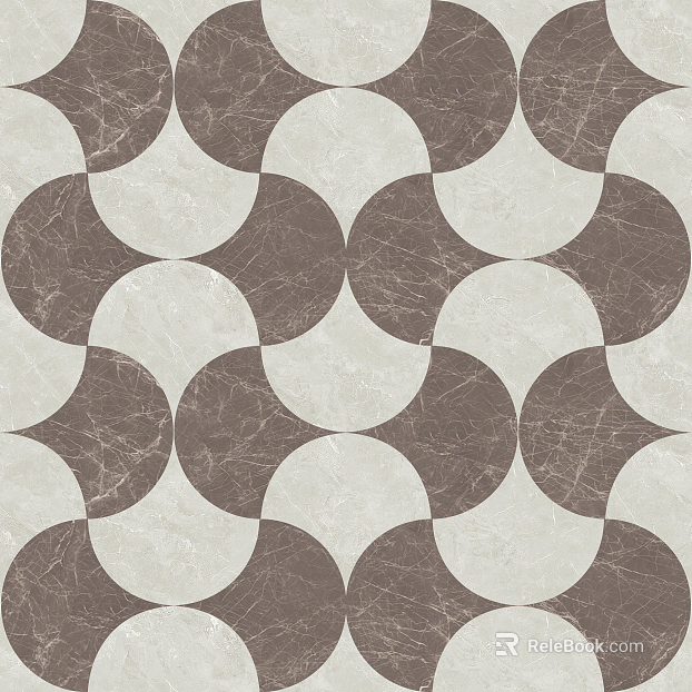 Curry color water knife mosaic marble tile texture