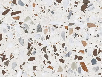 Shunhui ceramic tile terrazzo artificial stone countertop particles white texture (ID:ffabg16058)