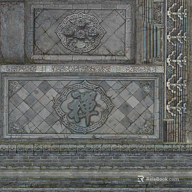 Relief Bai wall texture