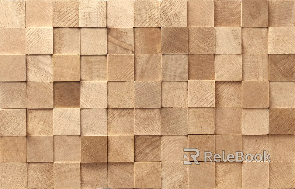 wood grain mosaic texture
