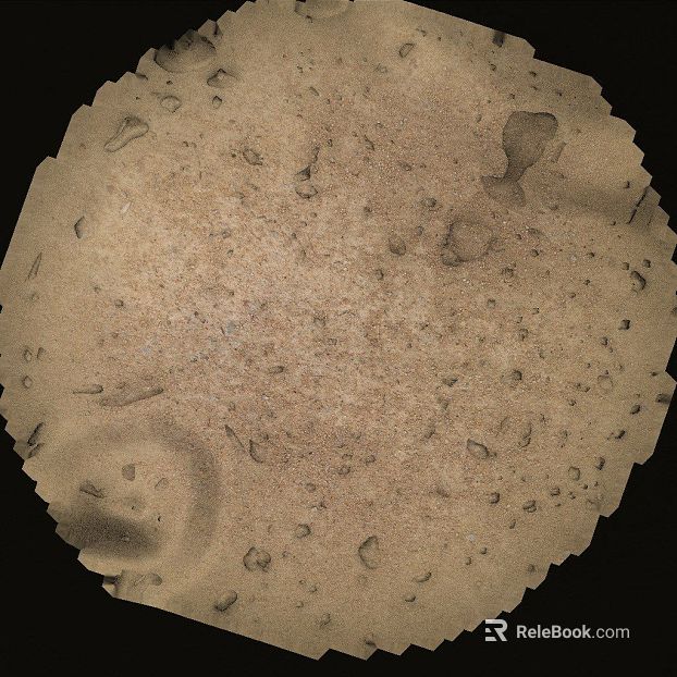 Beige sandy outdoor ground texture