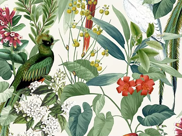 Cartoon Animal Plant Wallpaper texture (ID:ffajh626077)