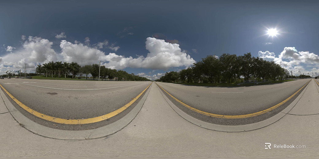 Outdoor Highway Day HDR texture