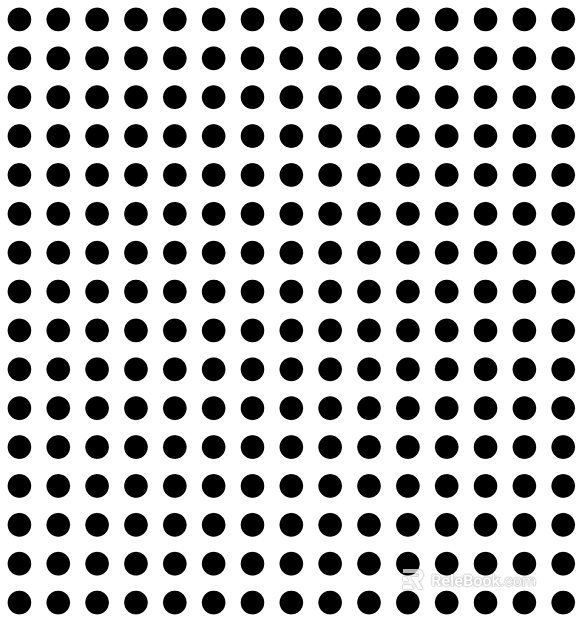 Black and white dot perforated metal plate decorative surface texture