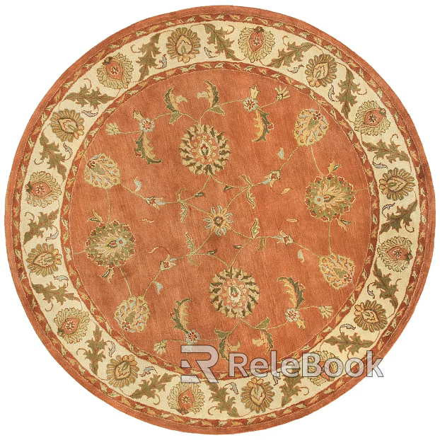 Round carpet texture