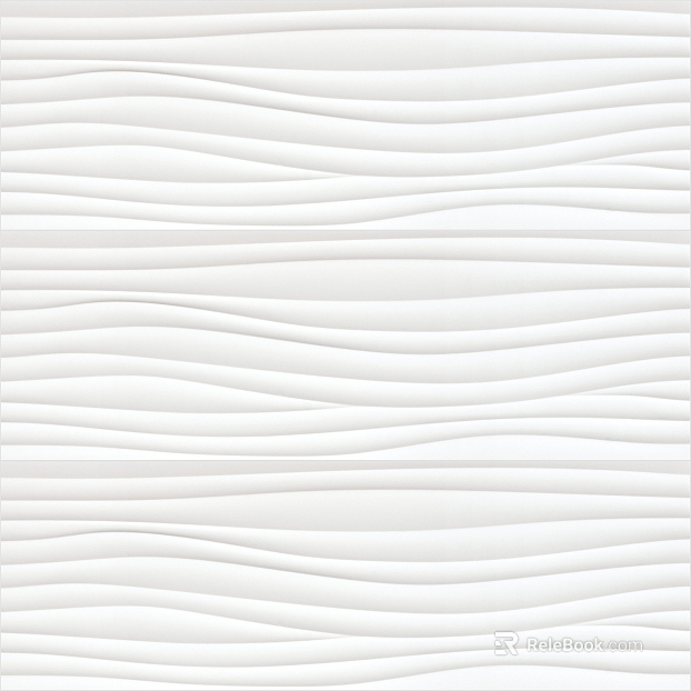 Art Brick White Wave Board texture