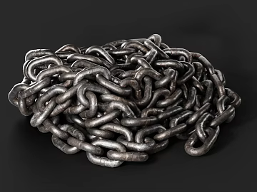 Dark gray old metal chain texture (ID:ffaeh483836)