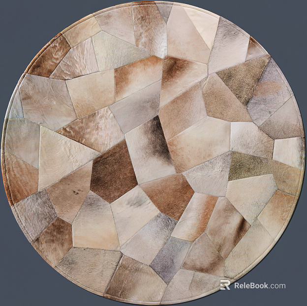 Round carpet texture