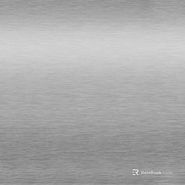 Silver-gray brushed stainless steel cabinet finish texture