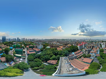 HDR urban ecological greening panorama texture (ID:ffach719403)