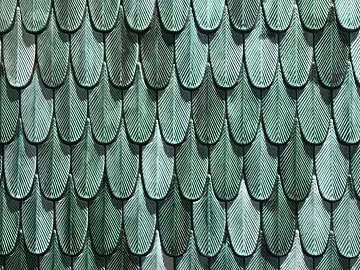 Feather Brick Green Curved Brick texture (ID:ffabg06227)