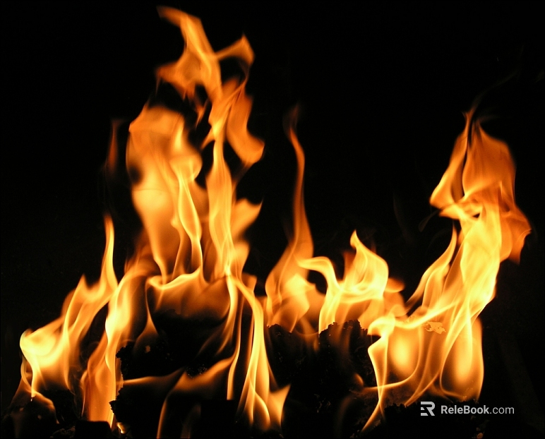 Flame texture texture