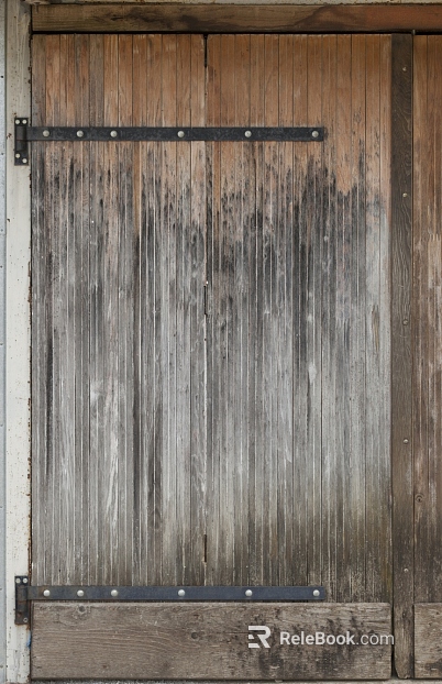 Wooden door texture
