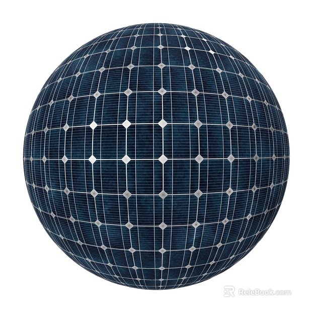 Solar Panel PBR texture