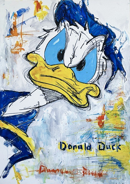 cartoon painting texture