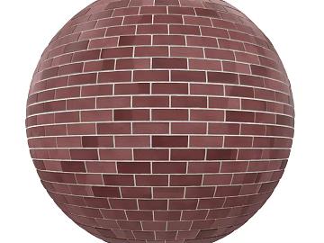Brick wall PBR 3d model