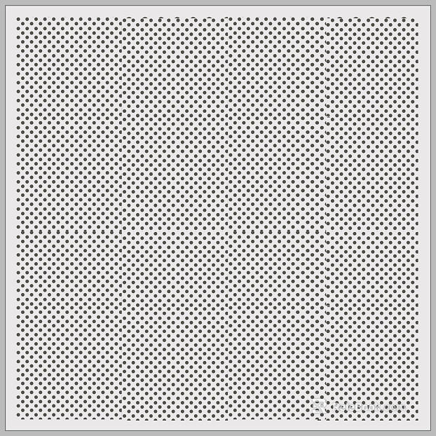 Perforated plate texture