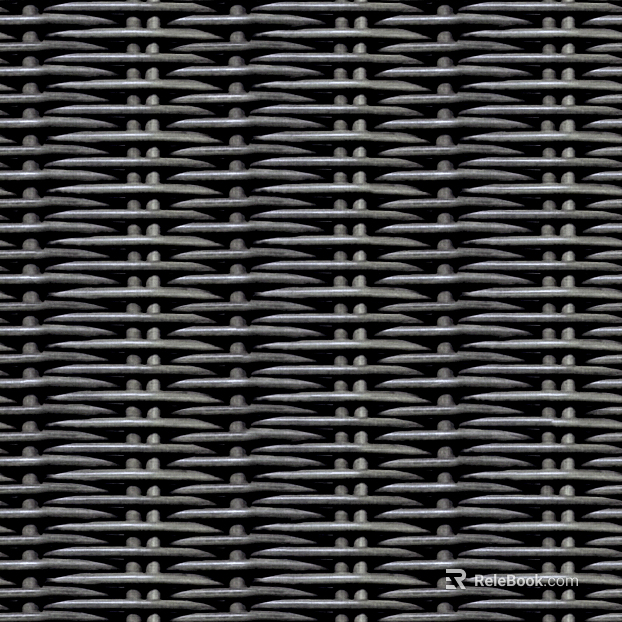 Woven Bamboo Grayscale Seamless texture