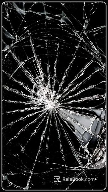 Broken glass texture