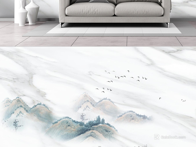 landscape painting texture
