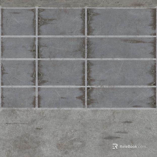 Grey Antique Brick Kitchen and Bathroom Wall Tile texture