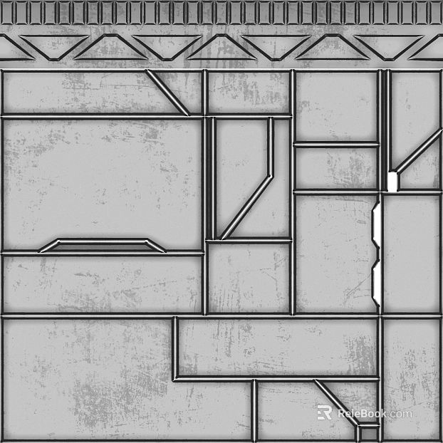 Industrial wind gray art brick background wall texture