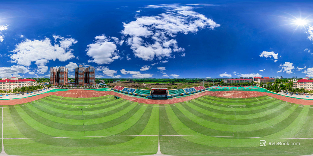 HDR City Sports Fitness Square Panorama texture