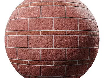 Brick wall PBR texture (ID:ffach727781)
