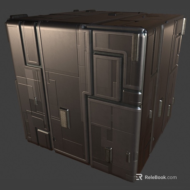 Sci-fi Space Capsule PBR texture