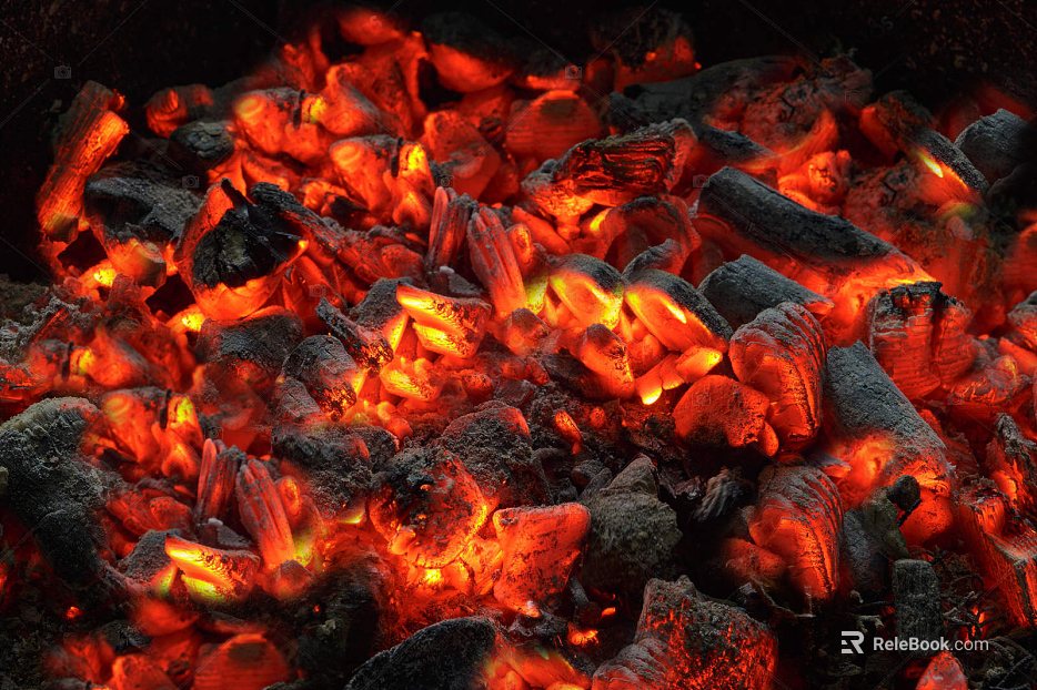Charcoal roasted mahogany texture