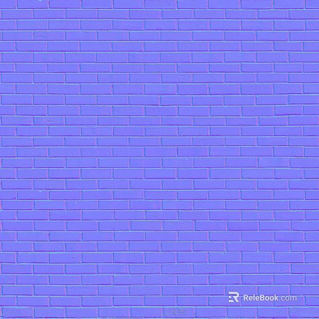 Brick wall normal bump texture